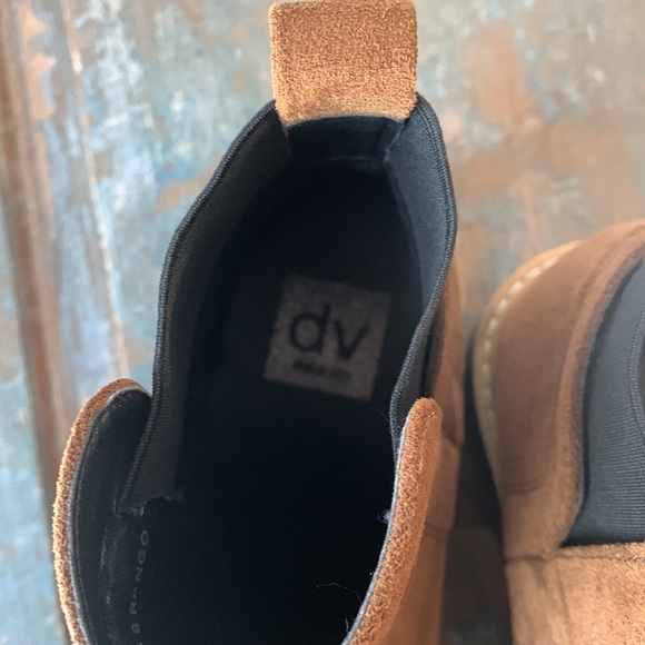 Womens Dolce Vita Brown Suede Boots - Picture 6 of 7